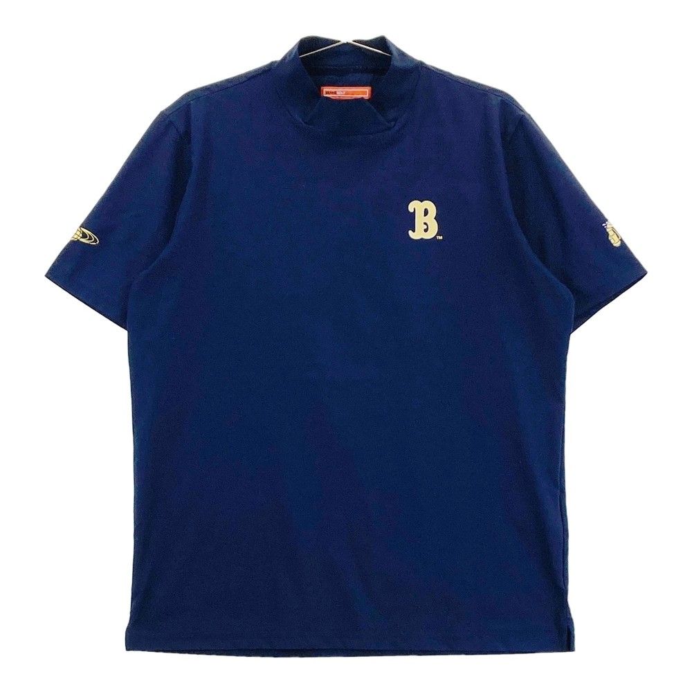 サイズ M BEAMS GOLF ビームスゴルフ × UCLA ハイネック 半袖Tシャツ ネイビー系 240101354003 ゴルフウェア メンズ ストスト