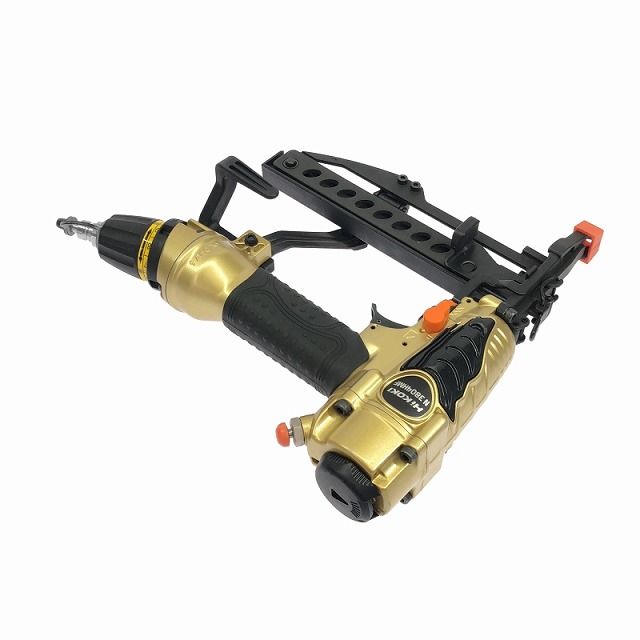 最安価に挑戦！ HITACHI 日立工機 38mm 高圧タッカ N3804HMF ゴーグル ケース付 ダイヤル式打込み深さ調整機能 フロアタッカー