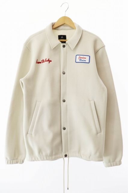 ナイキ NIKE ×Union ユニオン LA Coaches Jacket ワッペン コーチジャケット DB8260-072 S ライトグレー ブランド古着ベクトル 中古 250205