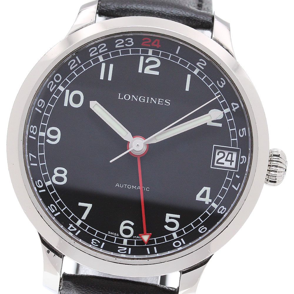 ロンジン LONGINES L2.789.4 ヘリテージ ミリタリー1938 GMT 自動巻き メンズ_866266