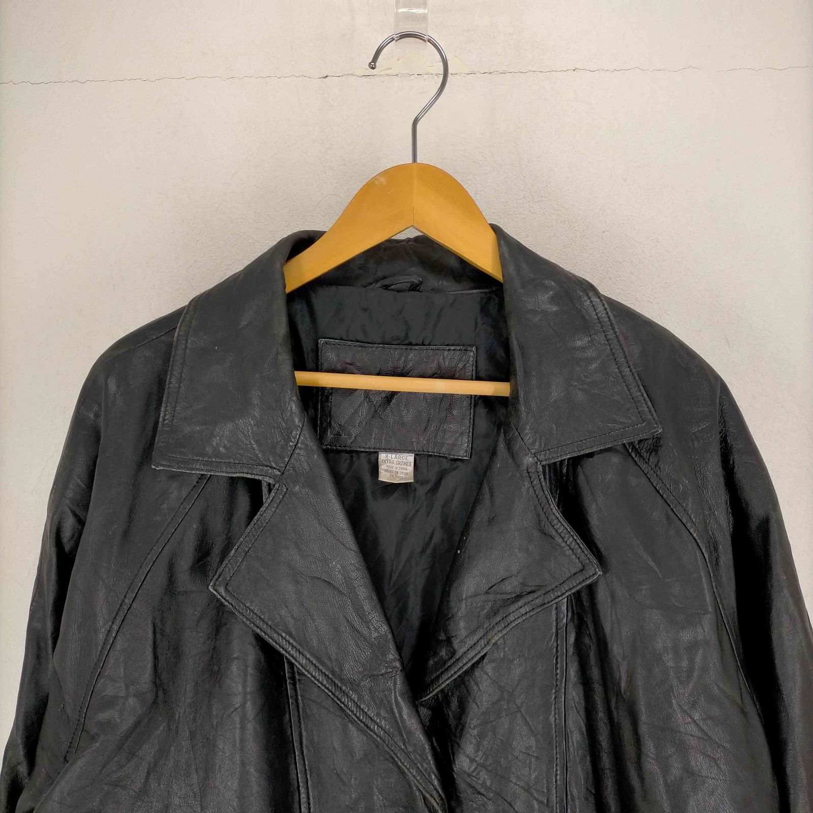 USED古着(ユーズドフルギ) レザーハーフコート メンズ JPN：L 【中古】【ブランド古着バズストア】 ユーズドフルギ USED古着 レザーハーフコート メンズ JPN：XL - メルカリ