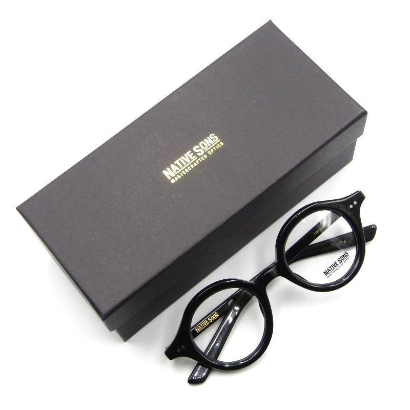 NATIVE SONS ネイティブサンズ メガネフレーム Harper2.0 PL-071E ハーパー2.0 ラウンド BLK61002602