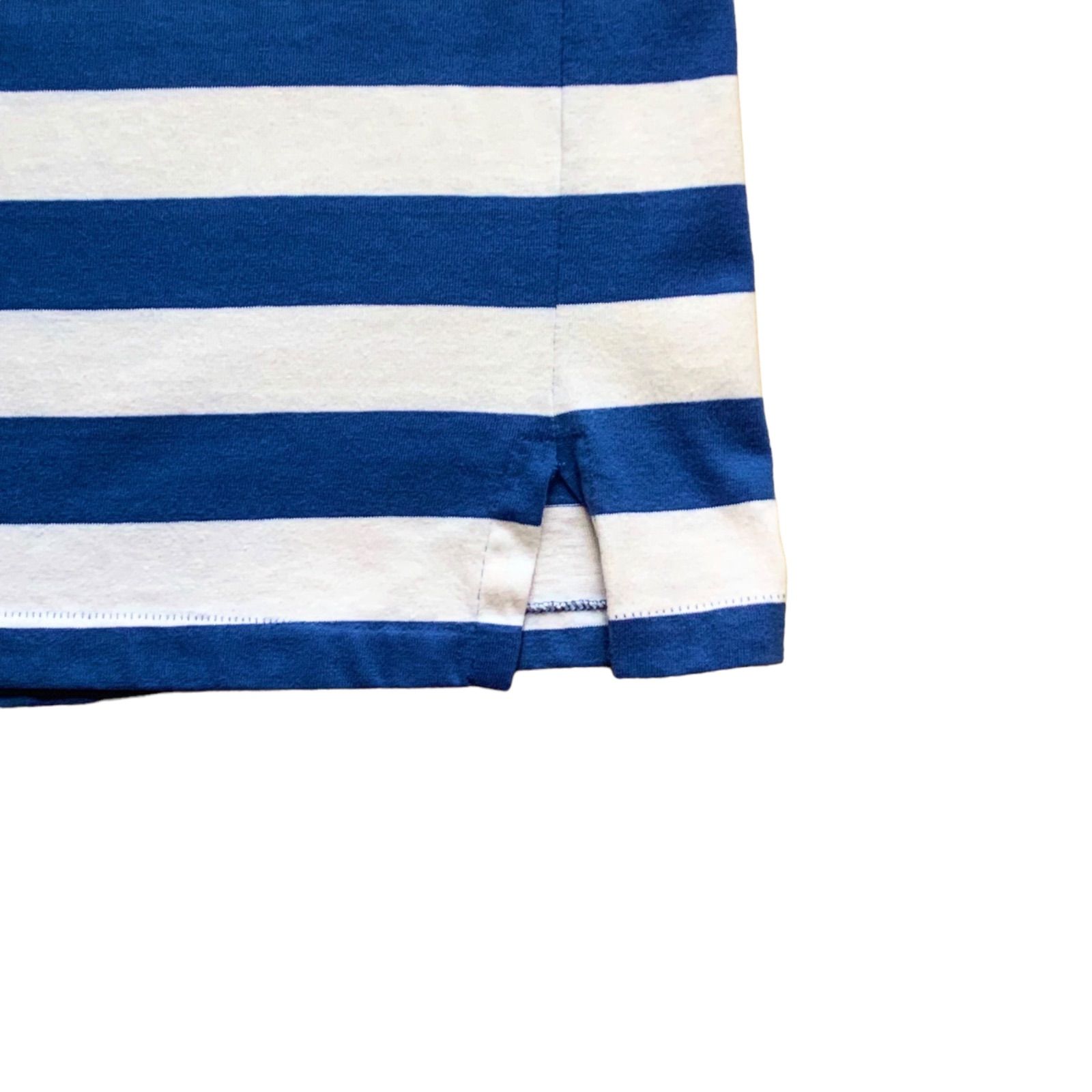 90's LANDS' END Border Pocket T-Shirts 【M】 90年代 ランズ