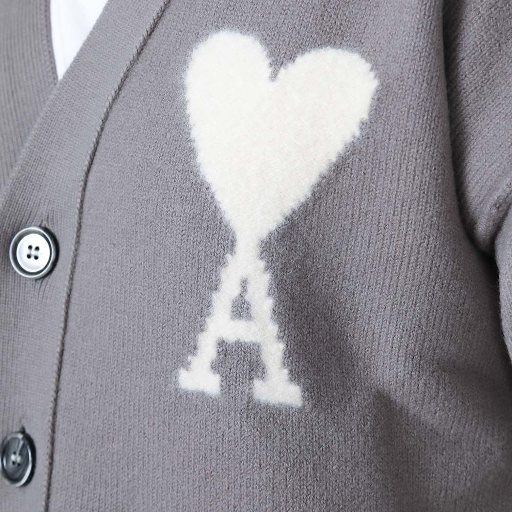 ［正規品］AmiParis アミパリ　メリノウールフェルトカーディガン 楽天市場】AMI PARIS｜アミパリ メリノウールフェルト