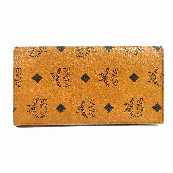 axe エムシーエム MCM 財布 長財布 二つ折り モノグラム ヴィセトス柄