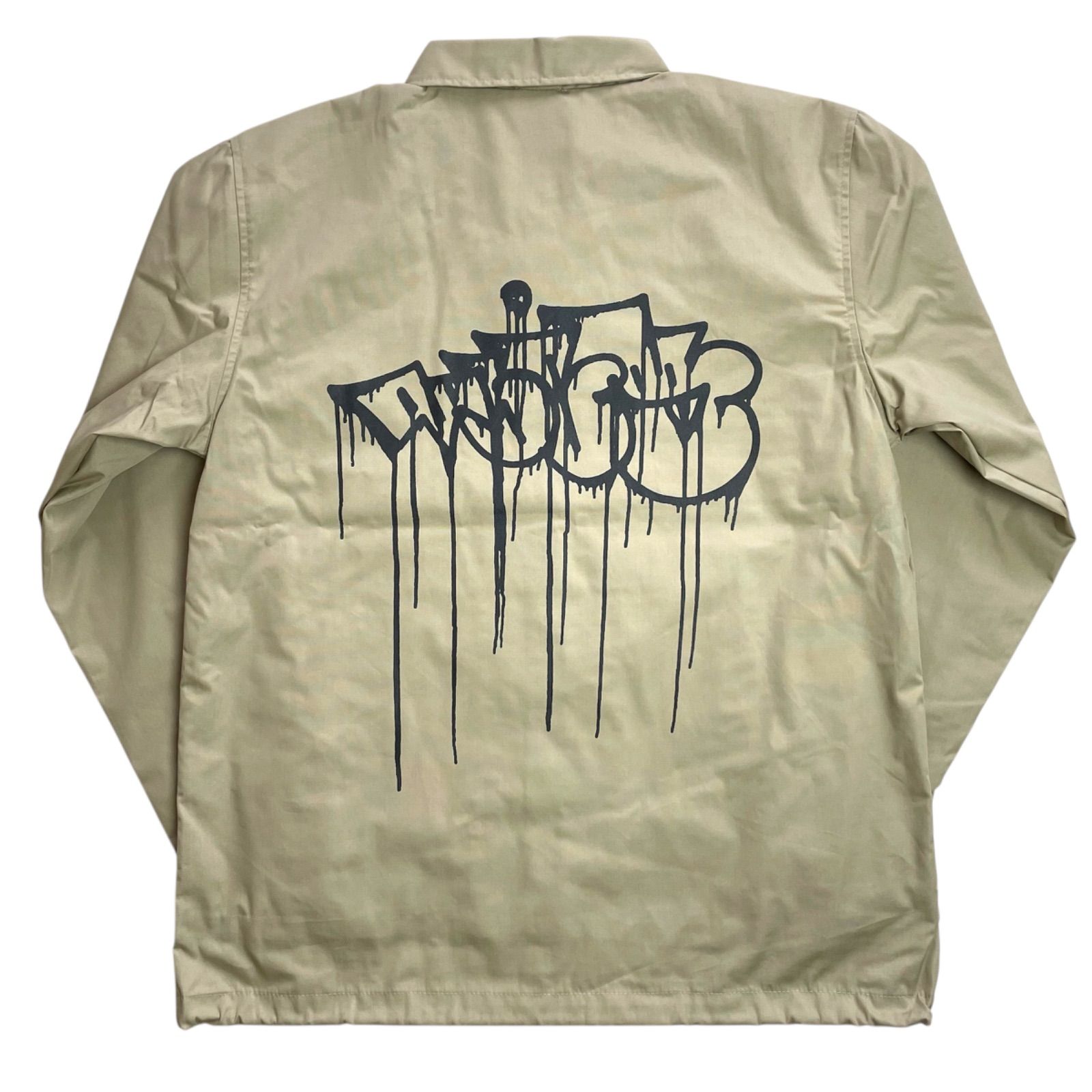 VERYONE スローアップ Dripコーチジャケット⚫︎カーキ