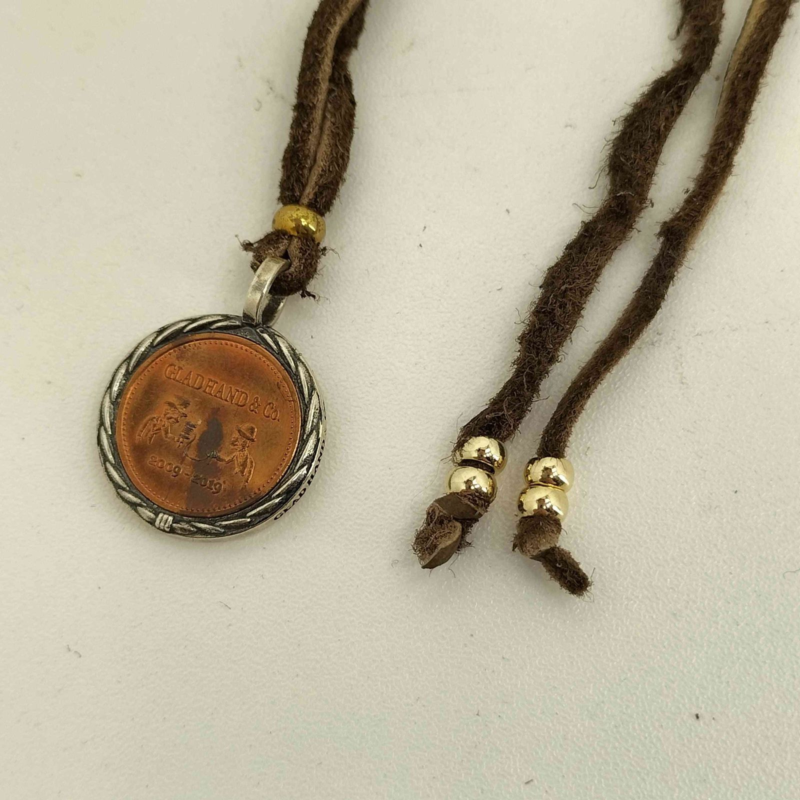  グラッドハンド 10周年記念 メダル チャーム ネックレス メンズ 表記無 ネックレス アクセサリー