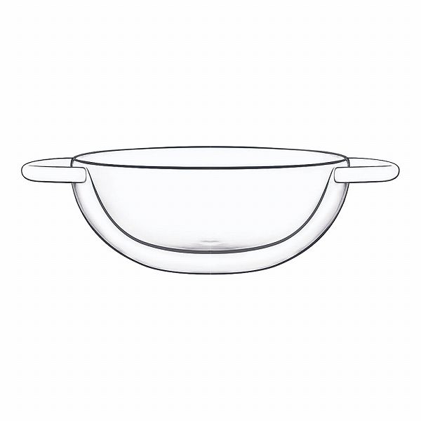 Bormioli Luig(ボルミオリルイジ) ウォック ダブルウォール サーミックガラスフード＆デザイン 175cc 入数：2ヶ入 11863/01(RBLG701)