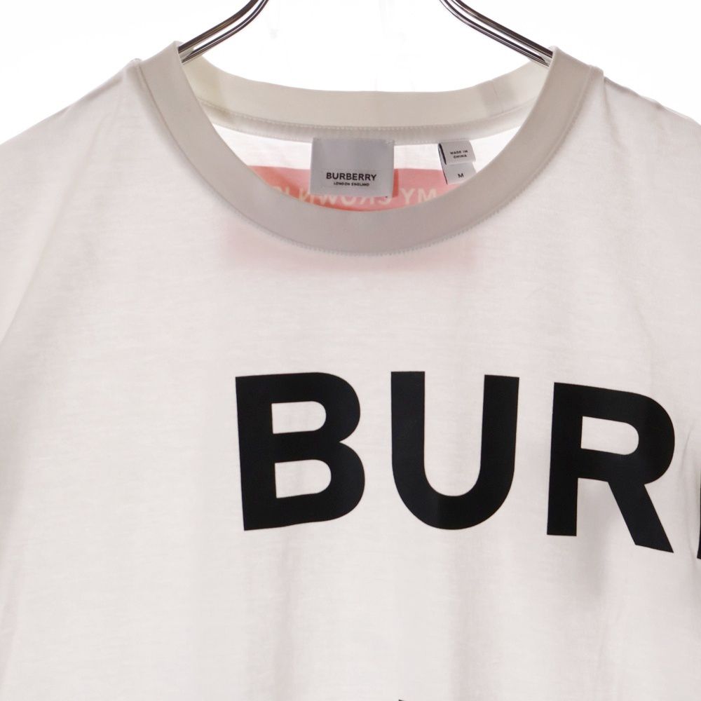 BURBERRY (バーバリー) ホースフェリープリントロゴ クルーネック半袖T  