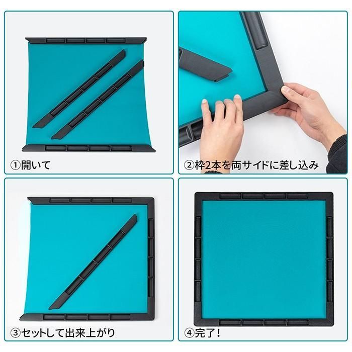 PROBASTO 麻雀マット 麻雀牌付き 70cm×70cm 手打ち 軽量