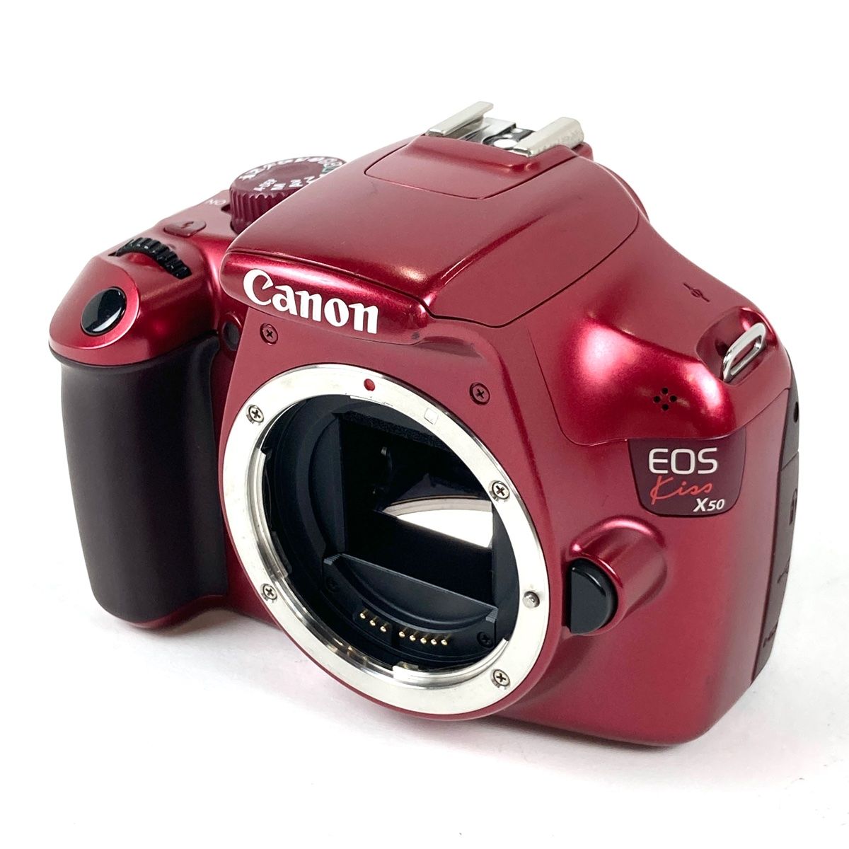 キヤノン Canon EOS Kiss X50 ボディ レッド デジタル 一眼レフ