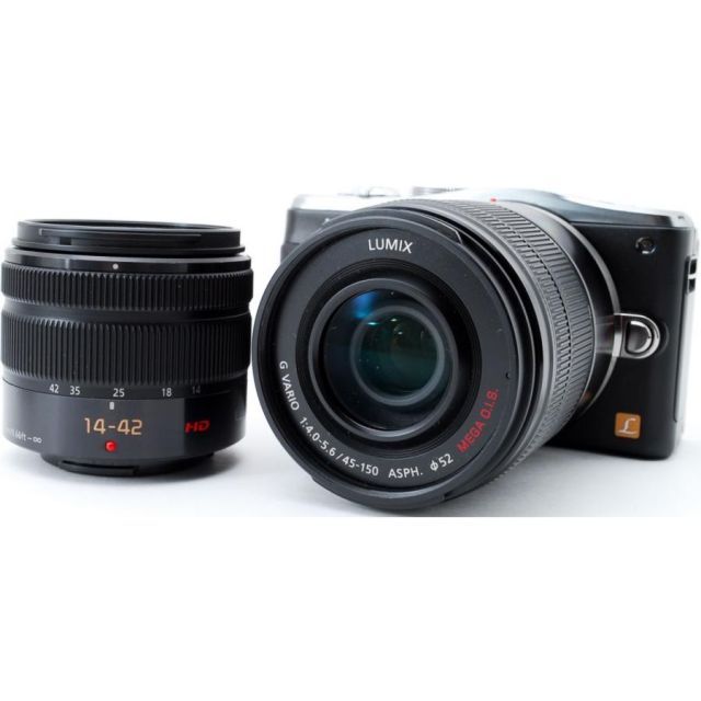 パナソニック Panasonic ミラーレス LUMIX DMC-GF6 ダブルズームレンズ