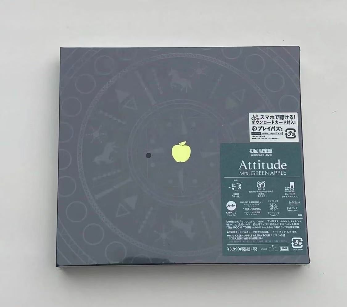 Mrs. GREEN APPLE attitude 初回限定盤 ⚠️あり ミセス Attitude [初回限定盤][CD][+DVD] - Mrs. GREEN APPLE