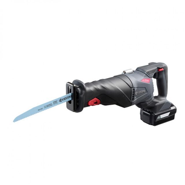 京セラ 旧リョービ 充電式 レシプロソー 18Vモデル 本体のみ DRJ1830L5 解体 金属切断 木材切断 低振動 軽量 LEDライト付き