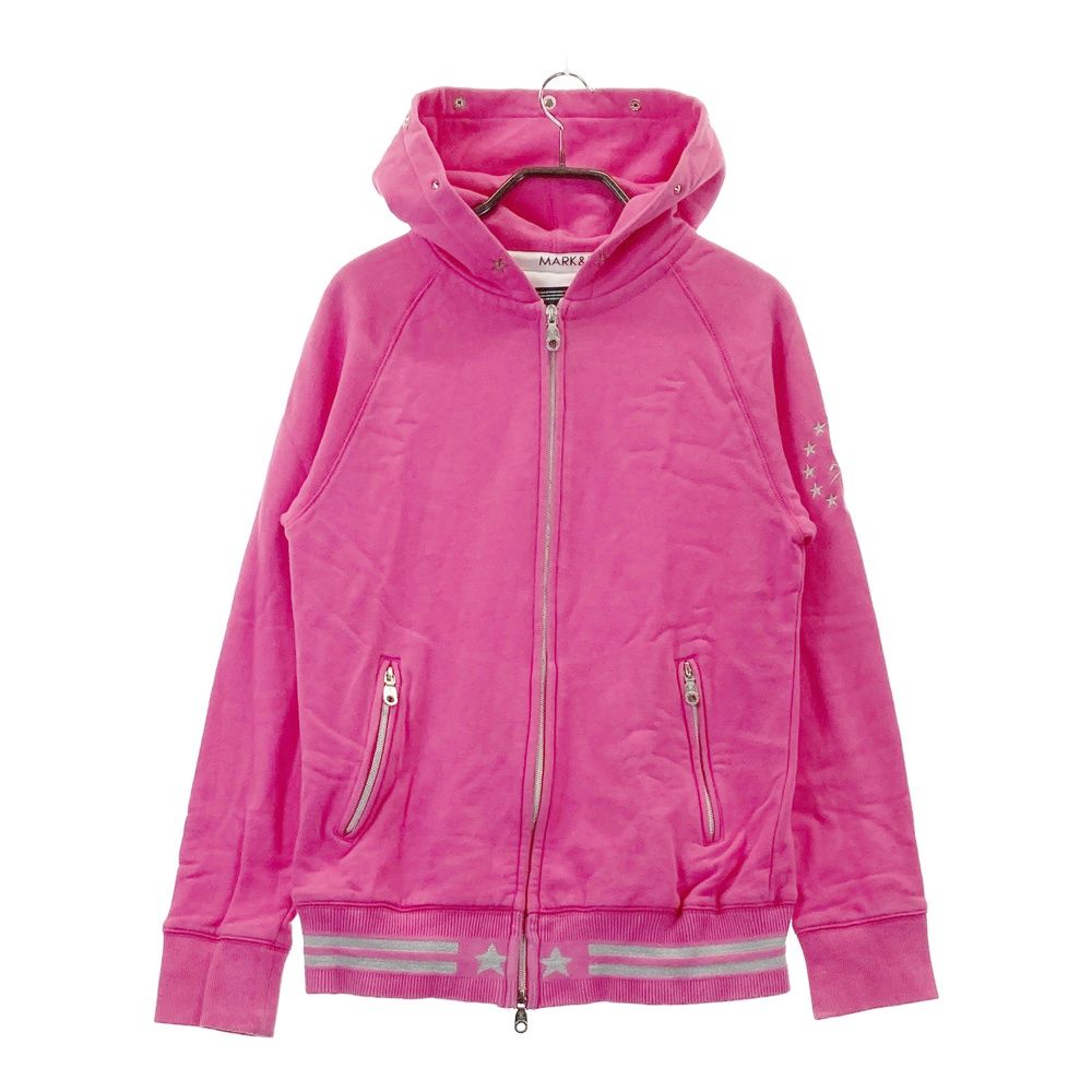 マークアンドロナ MARK&LONA パーカー サイズM - 黒 レディース 長袖