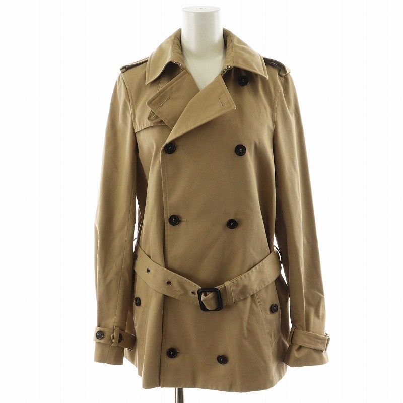 サンローラン　ショートトレンチコート ベージュ