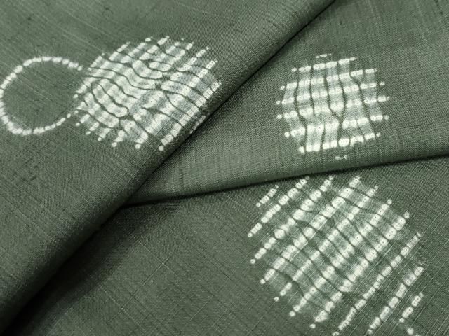 平和屋着物●上質な紬　絞り　吉祥文　正絹　逸品　CAAS8428vf 平和屋着物○上質な紬 絞り 吉祥文 正絹 逸品 CAAS8428vf 平和屋着物