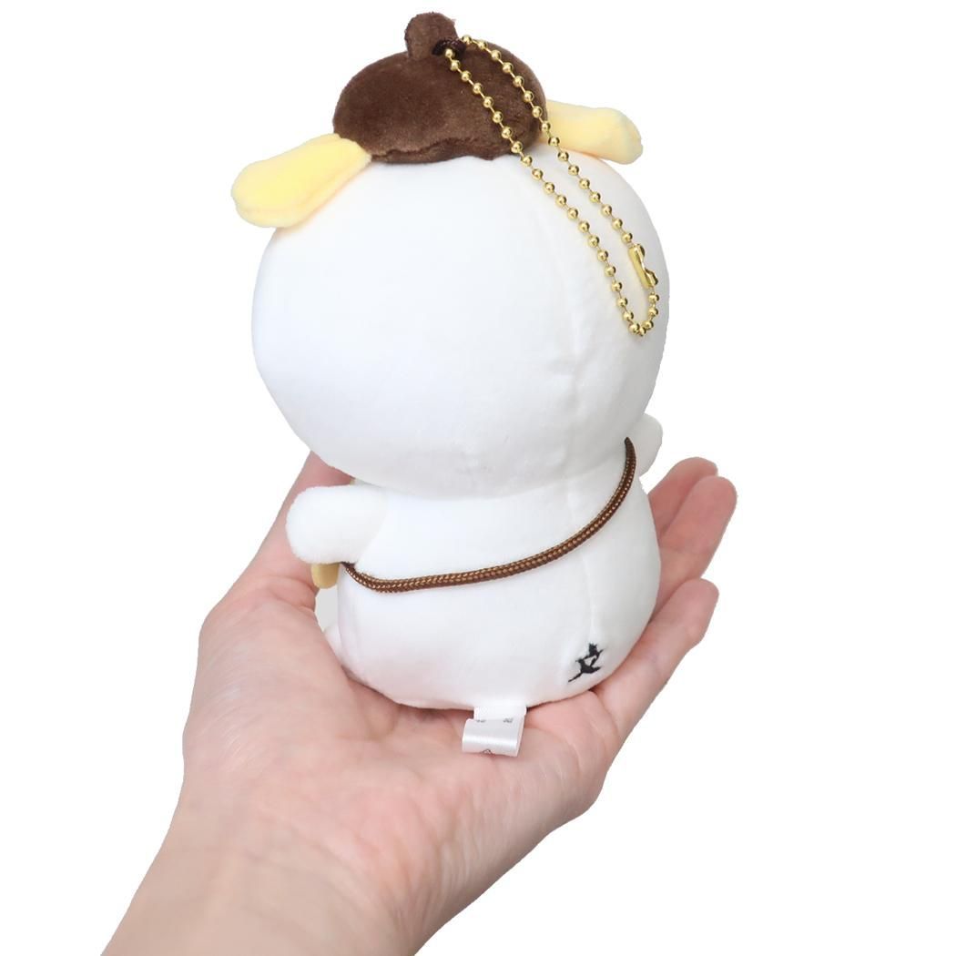 お文具といっしょxポムポムプリン マスコット ミニぬいぐるみ