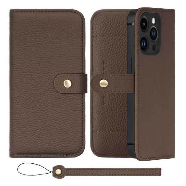 ケース 手帳型 HANATORA 本革 : for 15Pro iPhone iPhone15 iPhone14