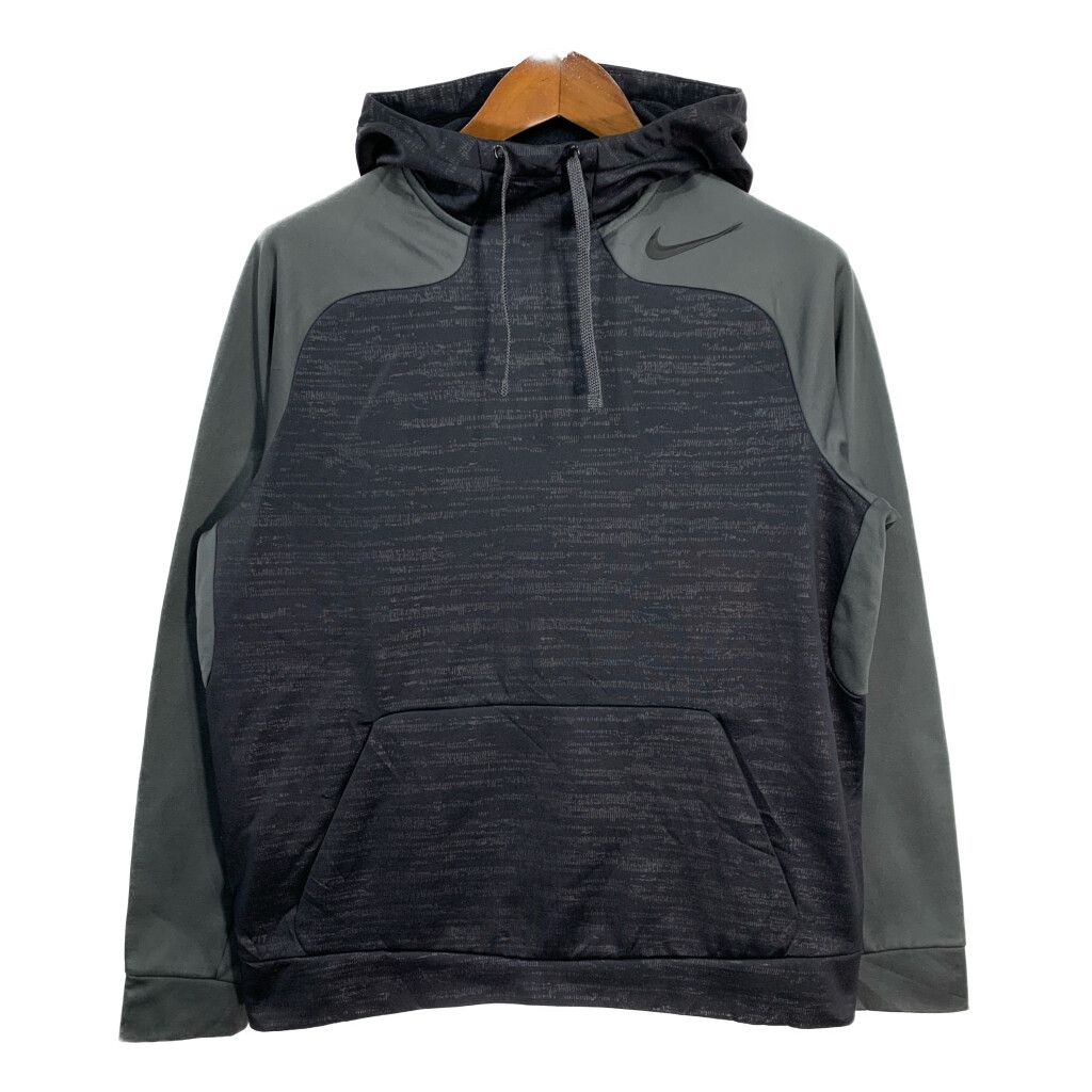 NIKE ナイキ スウェット パーカー スポーツ ブラック (メンズ L) 中古 古着 T0420