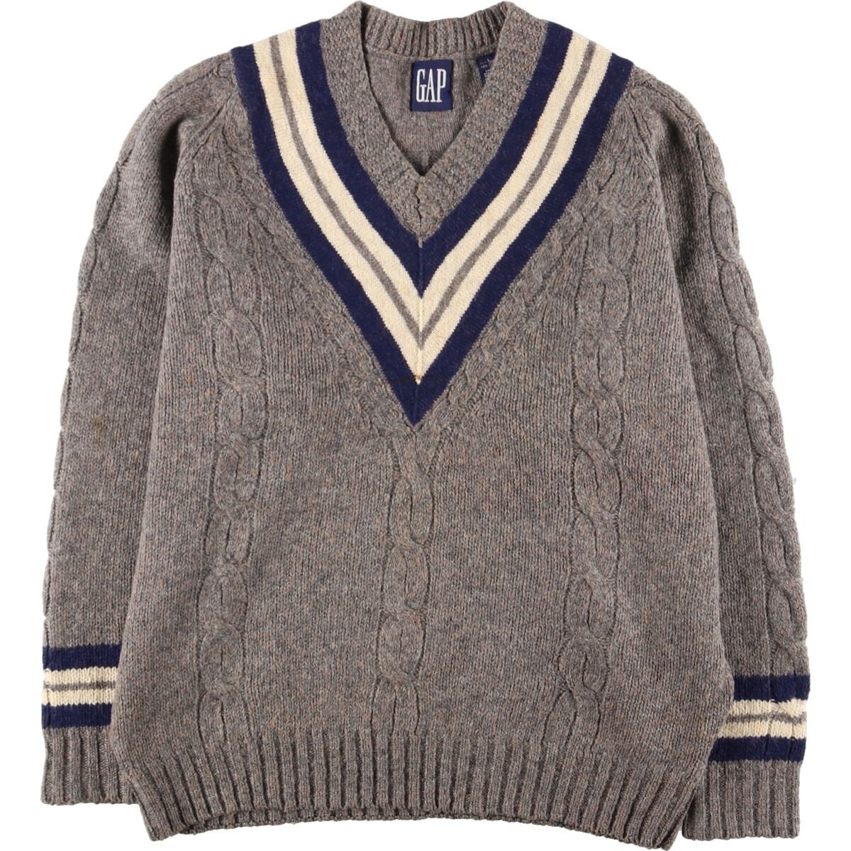 90’s OLD GAP オールドギャップ チルデンニット コットン S レッド 楽天市場】90s OLD GAP Vネック コットン ケーブル チルデン