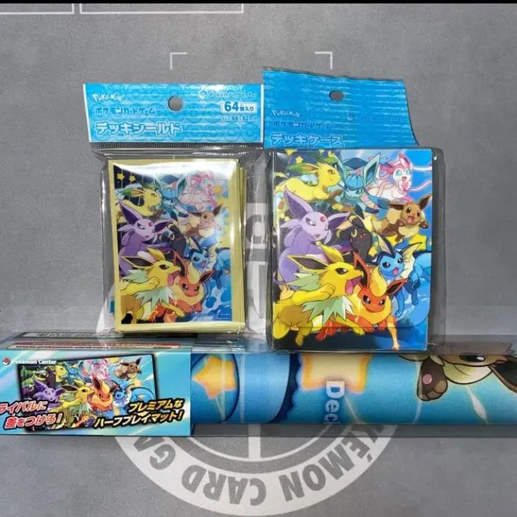 ポケモンカード　ダッシュイーブイズ　プレイマットデッキシールド デッキケース ポケモンカードダッシュイーブイズ プレイマット デッキシールド