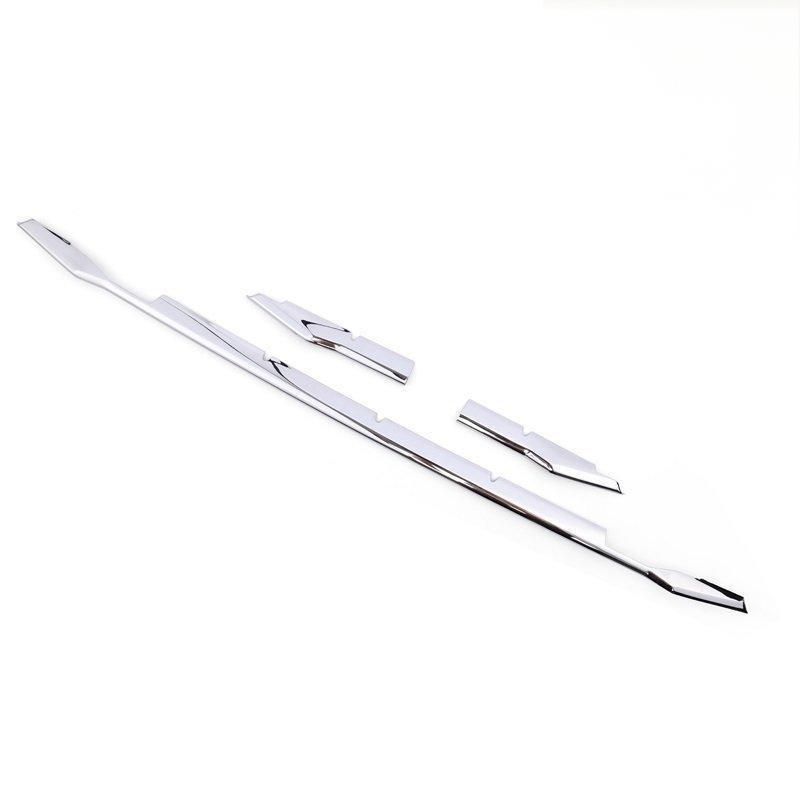 ボルボ XC60 用 フロントグリルカバー ラジエータグリル ガードガーニッシュ 外装パーツ カスタム 鏡面仕上げ 3p