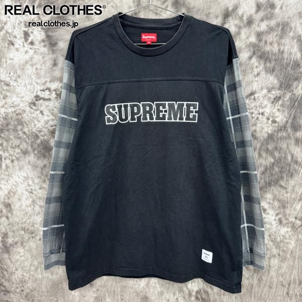 シュプリーム Supreme Plaid Sleeve L/S Top Plaid Sleeve L/S Top | Supreme 21fw