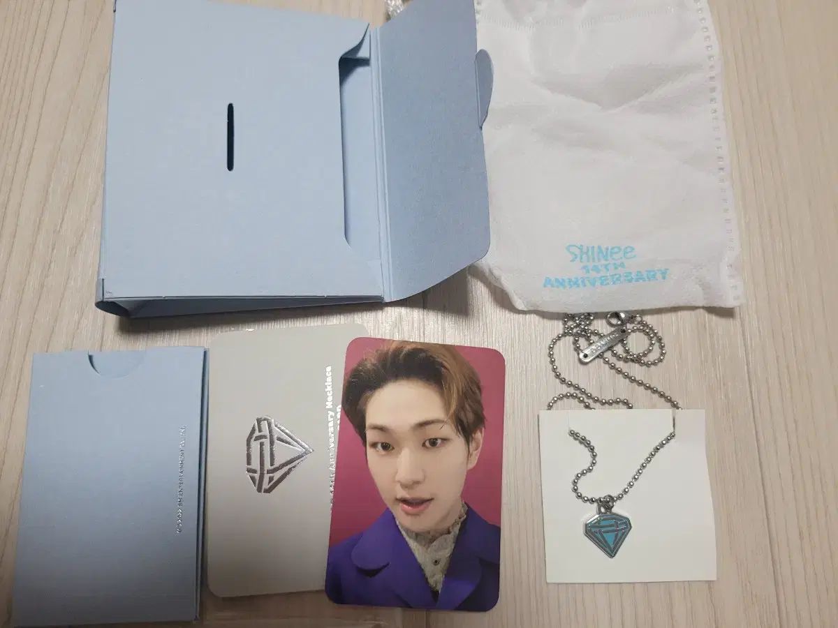 SHINee 14th Anniversary OFFICIAL MD GOODS Necklace Set +