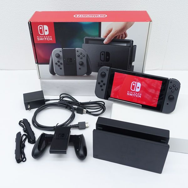 NINTENDO / 任天堂 ◆Nintendo Switch ニンテンドースイッチ 本体 グレー HAC-S-KAAA(JPN) 家電【中古】 