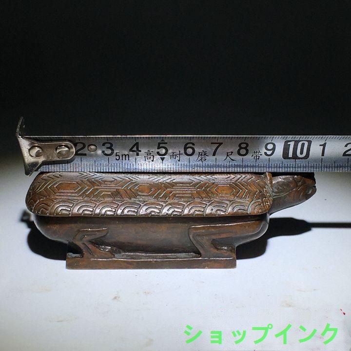 竜亀 墨盒 硯台 文房四宝 書房 工芸品 美術品 置物 - メルカリ