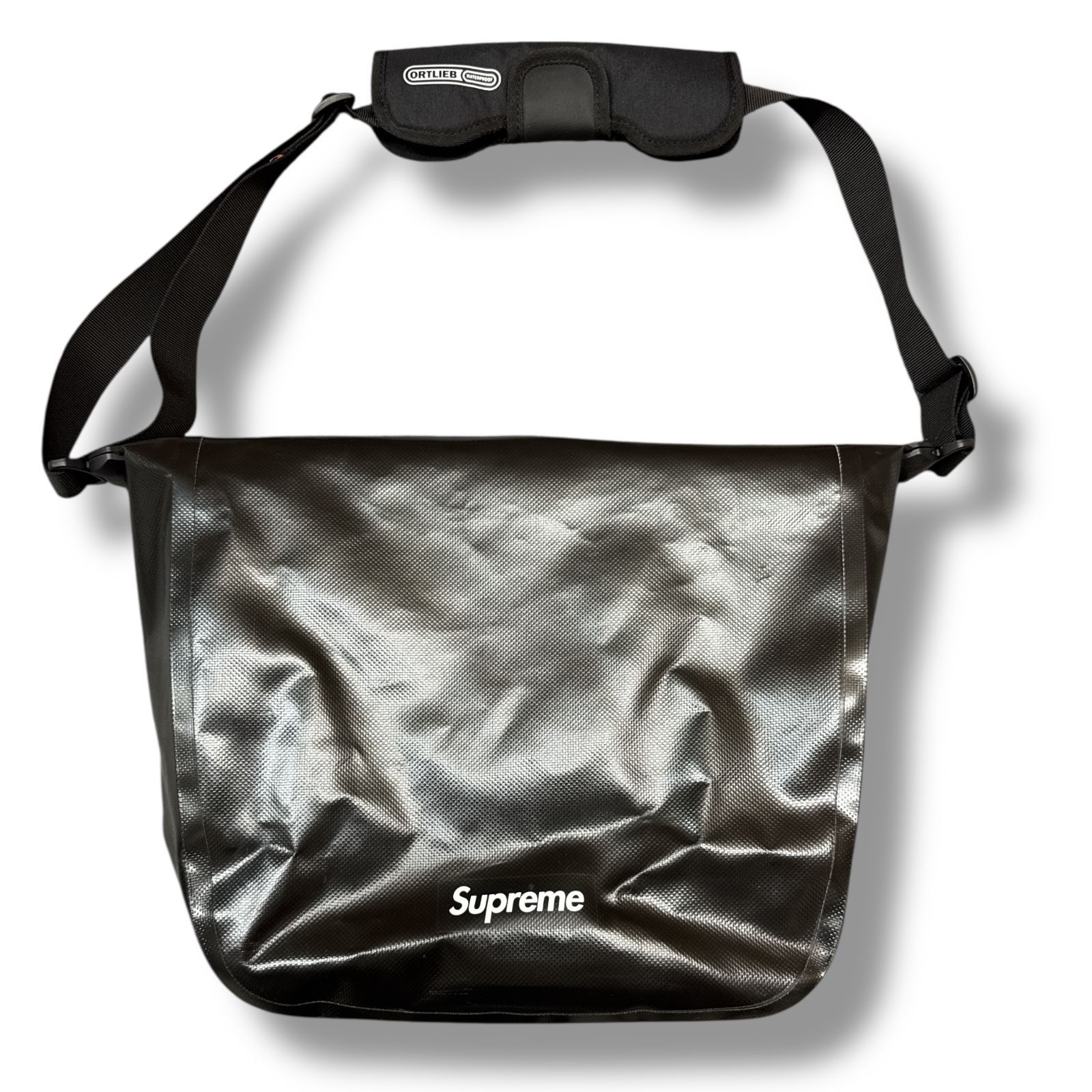 シュプリーム/オルトリーブコラボメッセンジャーバッグ　ブラック Supreme × ORTLIEB 24SS メッセンジャーバッグ ショルダーバッグ