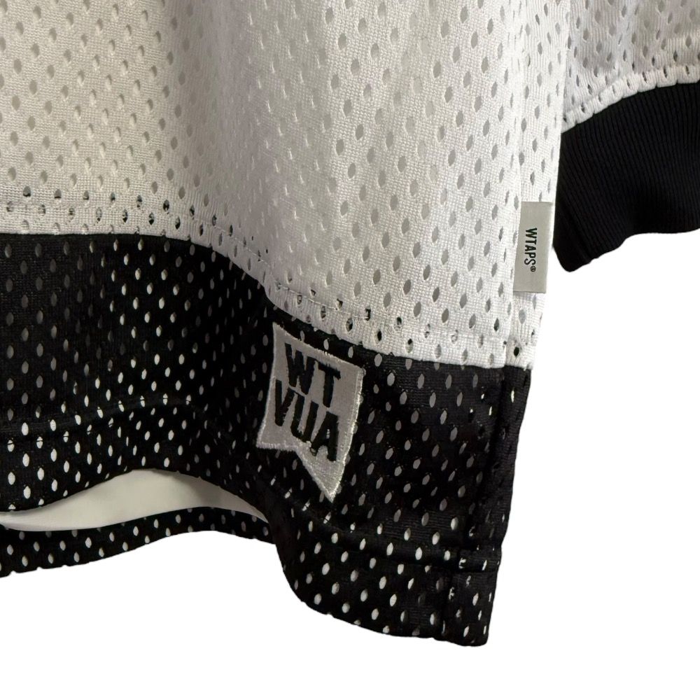 美品 22AW WTAPS ダブルタップス NETMINDER LS POLY.LLW ロゴ ワッペン