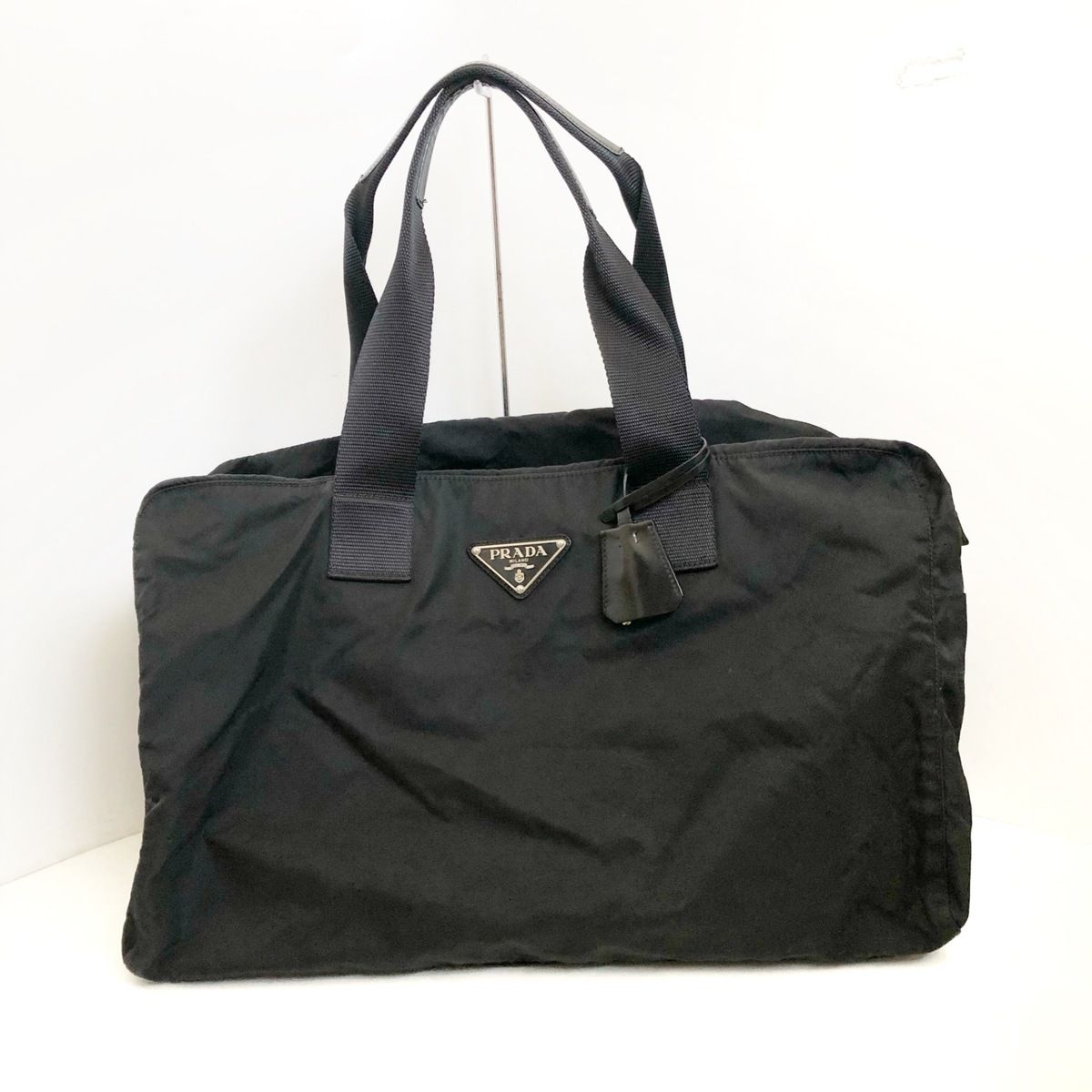 【100%新品SALE】プラダの黒ボストンバッグ バッグ