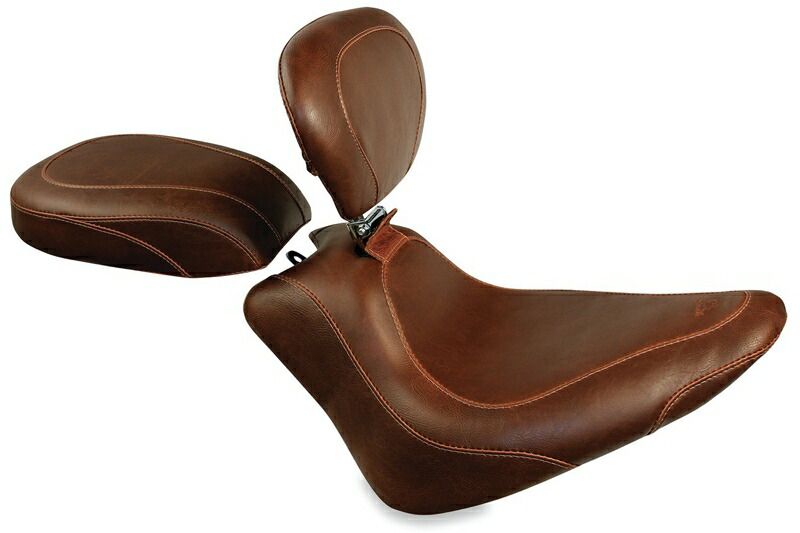新商品続々。 WIDE TRIPPER ソロシート バックレスト付き VINTAGE ブラウン 2018年以降FLSL 【2025年最新作】