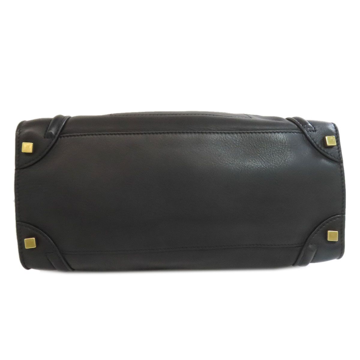 CELINE セリーヌ　ラゲージ　ファントム　ブラックレザー トートバッグ CELINE セリーヌ ラゲージ ファントム レザー ハンド トート