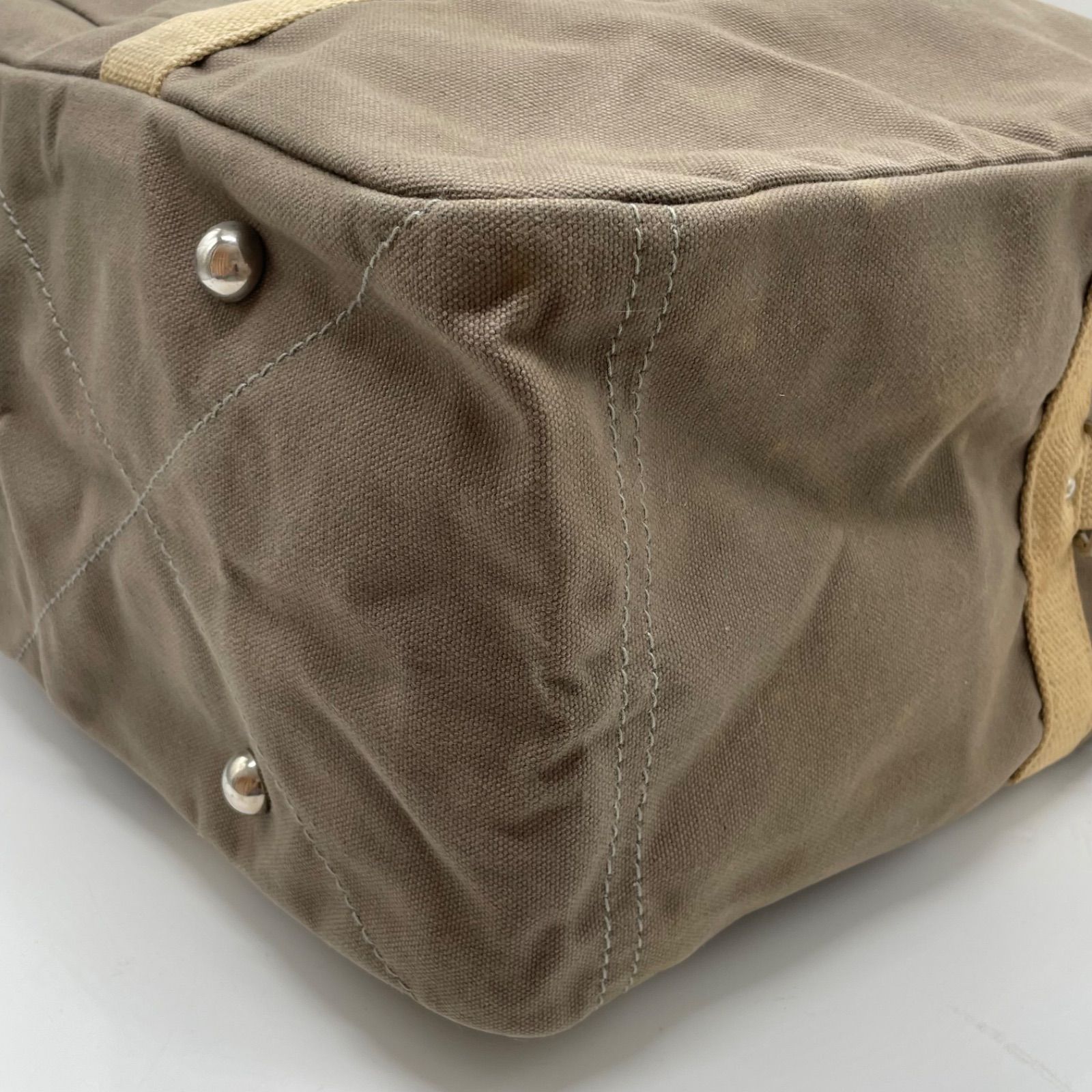 【広告期間限定！】 BN6358□一澤帆布 キャンバス ボストンバッグ 2way 大容量 旅行 グレー系