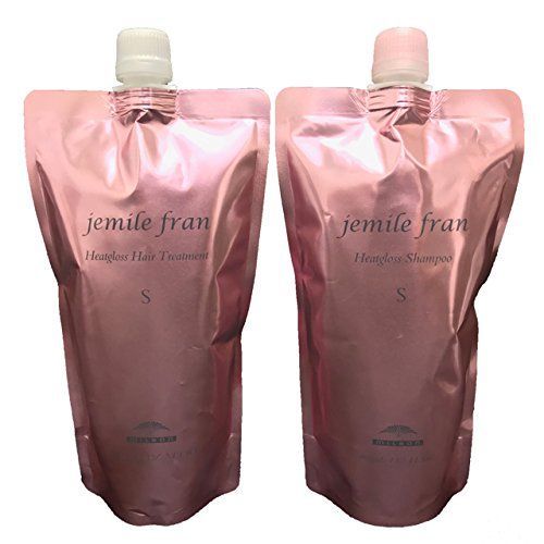 人気商品ミルボン ジェミールフラン ヒートグロス S シャンプー400ml トリートメント400g 詰替用セットjemile fran