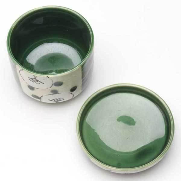 ３Ｐセット 瀬戸焼 織部間取椿 むし碗 陶器 定番 ギフト シリーズ 感 高品質 レトロモダン かわいい 和食器 おしゃれ 伝統柄 和柄 模様 日本料理 茶碗蒸し 蓋 フタ お碗 煮物 小鉢 ◎2セット目以上大幅値引き対象商品♪ SKLAD-KIRPICHA_RU