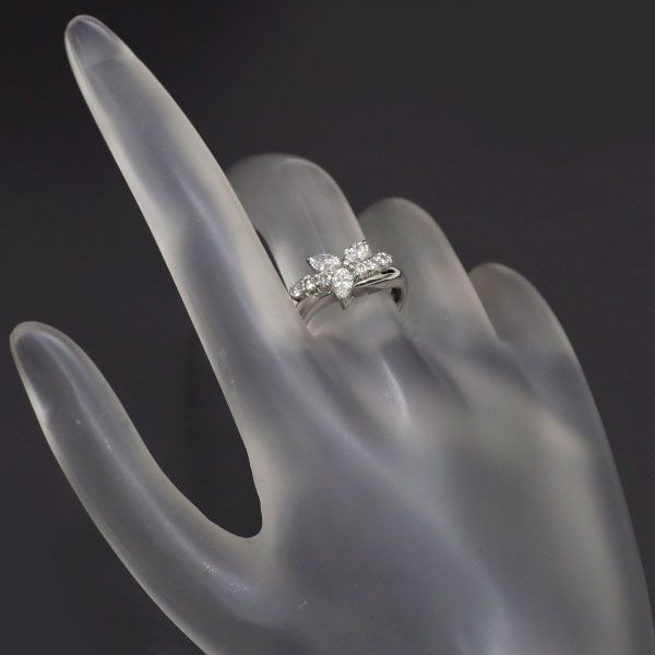 Pt900天然ダイヤモンドリング 重さ約2.44g Pt900 ダイヤモンド リング 0.44ct D0.30ct - メルカリ