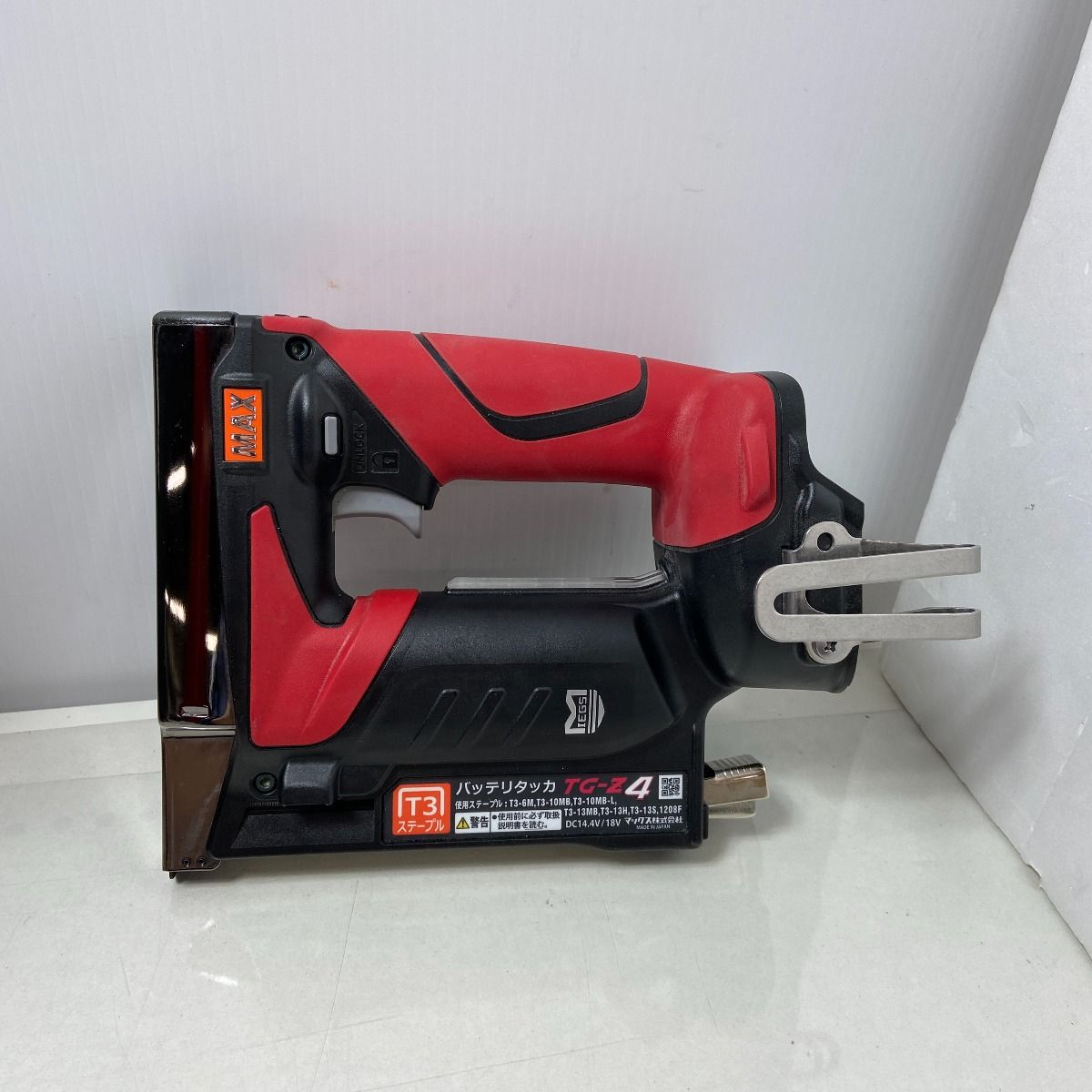 MAX 本物 マックス 14.4V/18V 12mm 充電式タッカ TGZ4 レッド