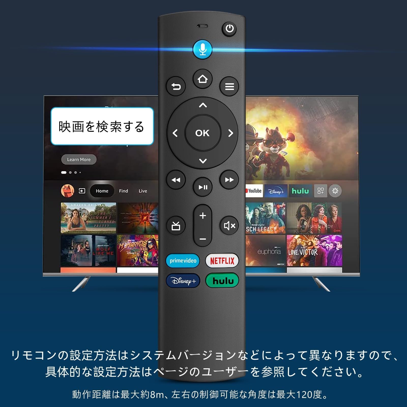 FireTV Stick リモコンカバー (ピンクE) ファッション - その他