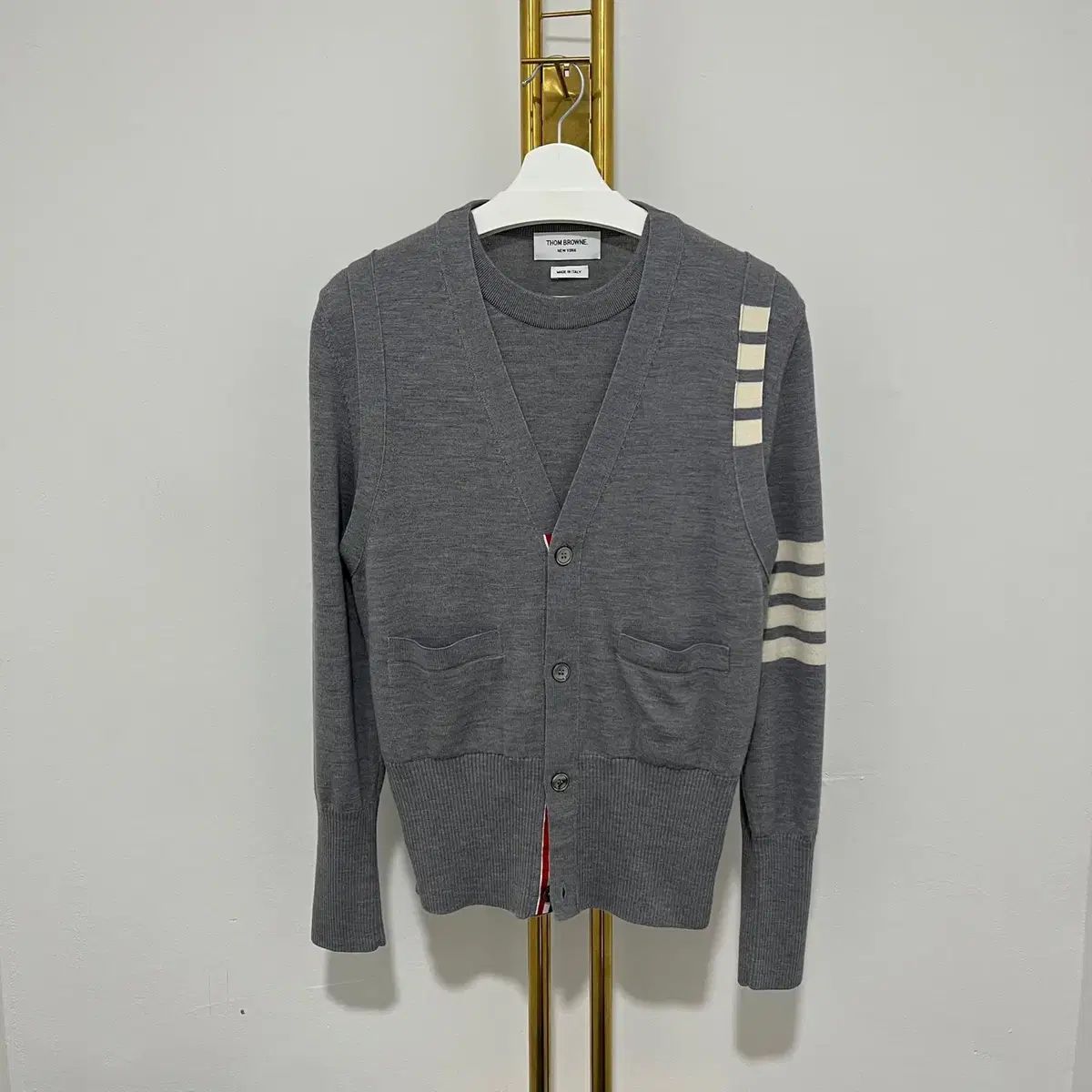 Thom Browne(トム・ブラウン) ニットベスト カーディガン 2 サイズ 