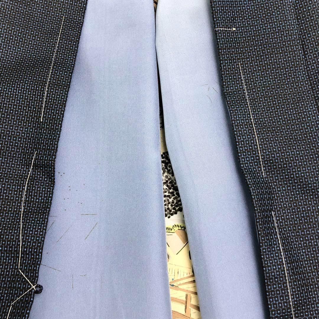 100亀甲 藍泥染