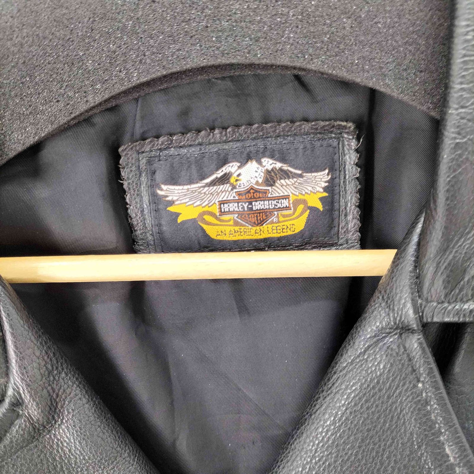 Harley-Davidson エンボスロゴ ダブルライダースジャケット XL Harley-Davidson エンボスロゴ ダブルライダースジャケット XL