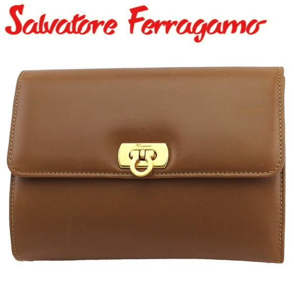 専用　サルバトーレ　フェラガモ　アクセサリーポーチ　美品 サルヴァトーレフェラガモ Salvatore Ferragamo 化粧ポーチ