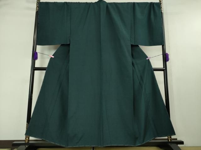 平和屋□極上 男性 紬・長襦袢・長羽織セット 真田縞 大正友禅 逸品 未