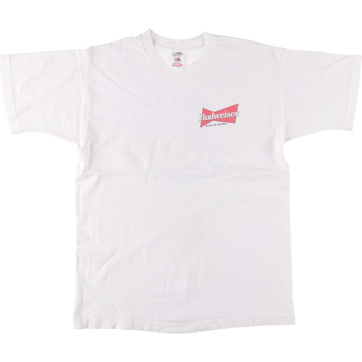古着 90年代 フルーツオブザルーム Budweiser バドワイザー アドバタイジングTシャツ メンズM相当 ヴィンテージ|eaa567552