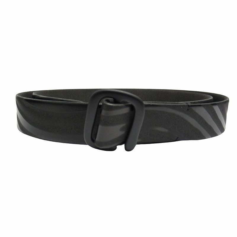 24aw オムプリッセイッセイミヤケ HOMME PLISSE ISSEY MIYAKE カービング ベルト 総柄 フェイクレザー CARVING BELT HP43AH455 黒 ブラック メンズ