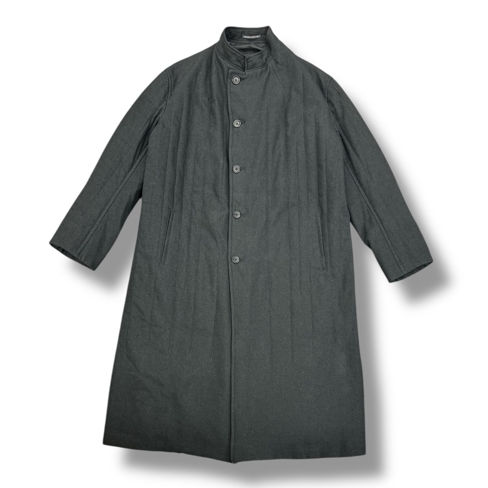 参考上代761300円 Yohji Yamamoto Pour Homme Padded Stand C Coat 